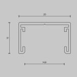 Шинопровод накладной Maytoni Busbar trunkings Basity TRX172-111B