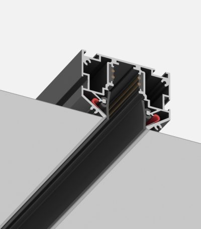 Профиль для монтажа под натяжной потолок (заглушки 2+2 в комп.) ST Luce Skyline 48 ST047.429.02