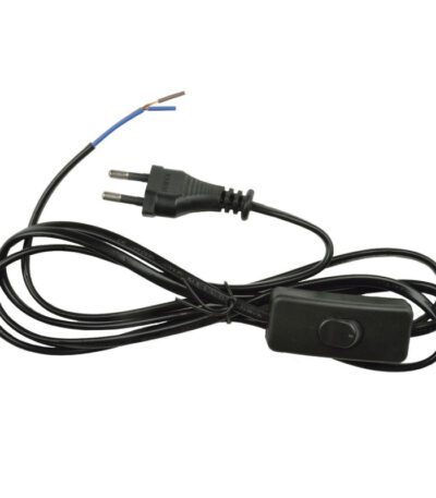 Шнур сетевой с вилкой и выключателем (UL-00004429) Uniel UCX-C10/02A-170 Black