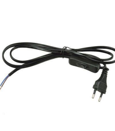 Шнур сетевой с вилкой и выключателем (UL-00004432) Uniel UCX-C11/02A-170 Black