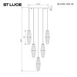 Подвесная люстра ST Luce Ciara SL1242.103.16
