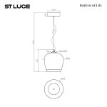 Подвесной светильник ST Luce Ripple SL6014.413.01