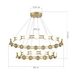 Подвесная люстра ST Luce Monro SL6610.203.36
