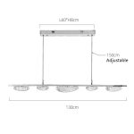 Подвесная люстра Delight Collection MT9125-5HL pearl black