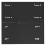 Смарт выключатель проводной iLedex Vision INN SP 48V-4-BK