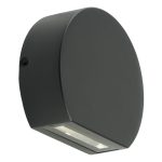 Уличный настенный светильник Feron Дели DH500, 6W, 55Lm, 3000/4000/6400К, черный