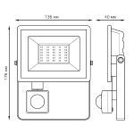 Прожектор светодиодный Gauss Elementary 30W 6500К 628511330