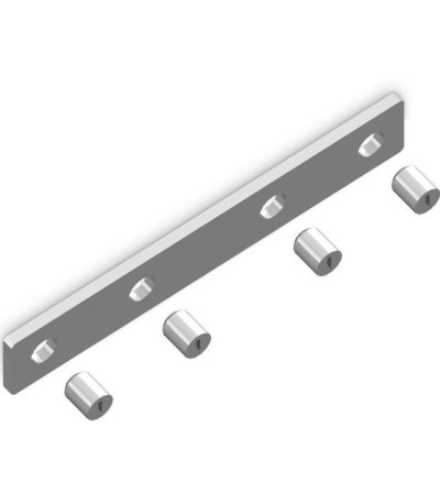 Соединитель прямой Ambrella Light для корпуса в натяжной потолок (4шт) GL1071