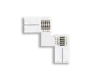 Соединитель угловой L для светодиодной ленты Ambrella Light 5050 12/24V (5 конт.) (10шт) GS6751