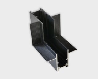 Соединитель вертикальный угловой для шинопровода Italline Atom IT012-5033 black