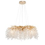 Подвесная люстра Delight Collection Shiro-noda FTB006R-100 brass/clear