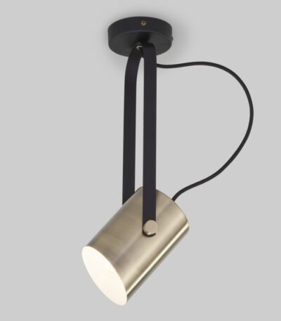 Спот Eurosvet Italio 20092/1 черный/античная бронза