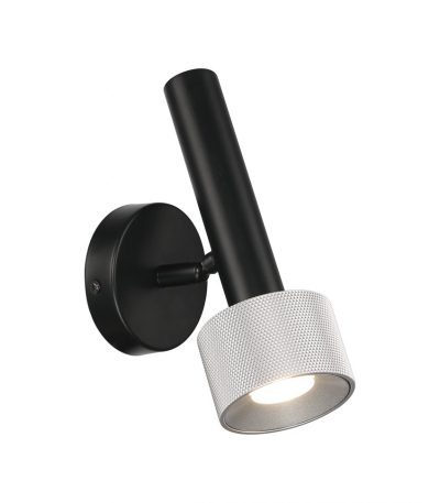 Спот iLedex Delta 2360-1 BK+SL