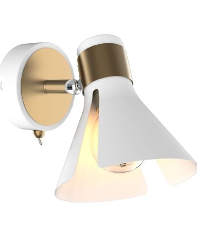 Спот IMEX MD.8312-1-W-WH+AB