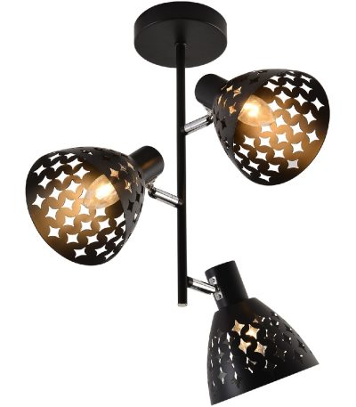 Спот Reluce 01554-3.3-03B BK+CR