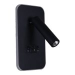 Спот Reluce 86204-9.2-001KT LED12W+USB BK