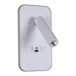 Спот Reluce 86204-9.2-001KT LED12W+USB WT