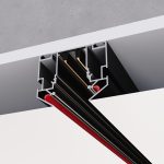 Шинопровод однофазный под натяжной потолок ST Luce Skyline 220 (Заглушки 2+2 в ком) ST046.419.02