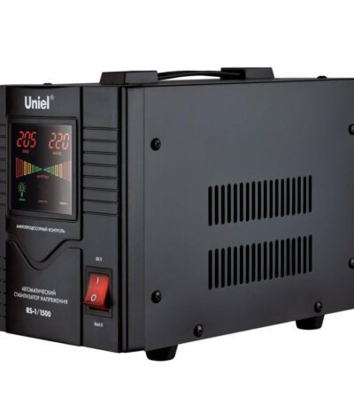 Стабилизатор напряжения (03109) Uniel 1500ВА RS-1/1500