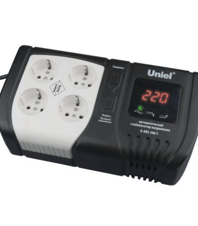 Стабилизатор напряжения Expert (09621) Uniel 500ВА U-ARS-500/1
