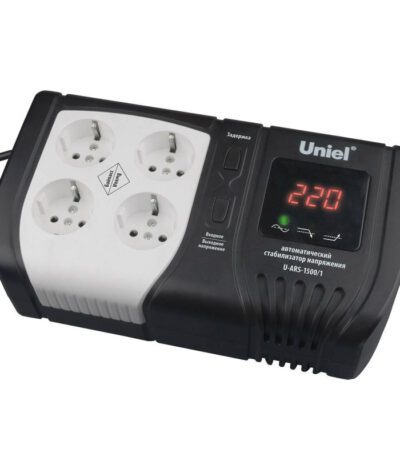 Стабилизатор напряжения Expert (09623) Uniel 1500ВА U-ARS-1500/1