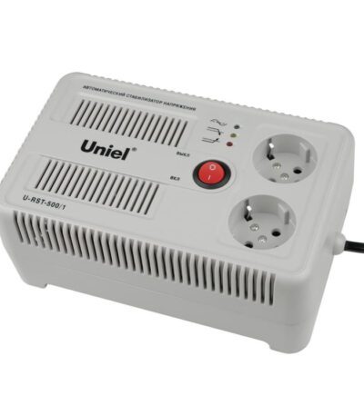 Стабилизатор напряжения (UL-00003602) Uniel 500ВА U-RST-500/1
