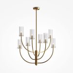 Люстра на штанге Maytoni Arco MOD223PL-08BS