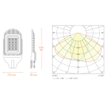 Уличный консольный светильник Wolta STL-150W01
