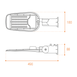 Уличный консольный светильник Wolta STL-40W/05