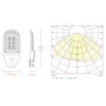 Уличный консольный светильник Wolta STL_50W01