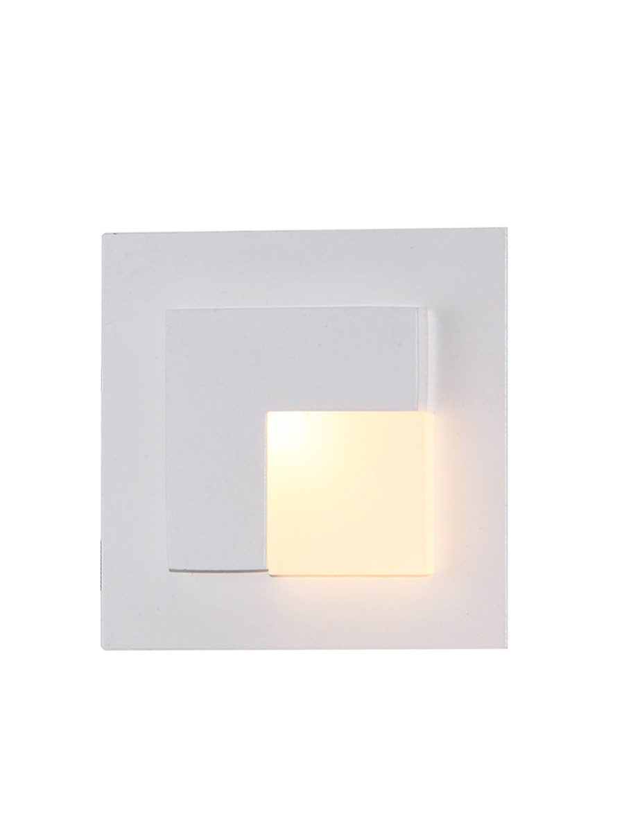 Светильник для подсветки лестниц Elvan VLS-107SQ-3W- WW-Wh Светильник для подсветки лестниц Elvan VLS-107SQ-3W- WW-Wh