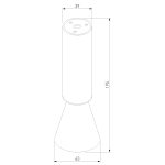 Накладной спот Elektrostandard Piks 4690389204470 25107/LED a066495