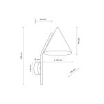 Бра TK Lighting 11089 CONO BEIGE a070965