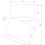 Накладной спот Elektrostandard Rolly 25112/LED 4690389207853 a067486