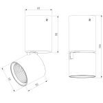 Накладной спот Elektrostandard Sens 4690389197819 a063679