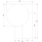 Уличный настенный светильник Elektrostandard Gravity 35166/U черный 4690389195099 a062885
