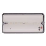 Светильник светодиодный влагозащищенный с БАП Uniel ULW-K25B 6W/4000K/EMG IP65 BLACK UL-00013353