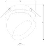 Встраиваемый светильник Elektrostandard Uno 4690389201684 25092/LED a065453