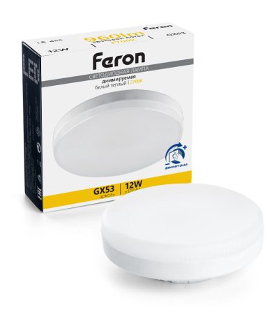 Светодиодная диммируемая лампа Feron LB-456 GX53 12W 2700K 51064