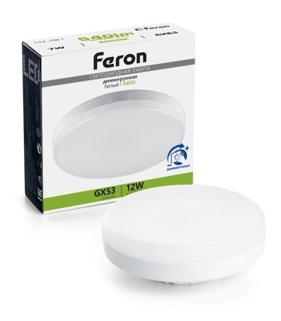 Светодиодная диммируемая лампа Feron LB-456 GX53 12W 4000K 51065