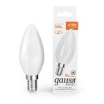 Светодиодная филаментная лампа Gauss Basic Filament E14 4,5W 2700K 1035115