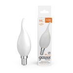 Светодиодная филаментная лампа Gauss Basic Filament Е14 4,5W 2700K 1045115