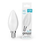 Светодиодная филаментная лампа Gauss Basic Filament E14 4,5W 4100K 1035125