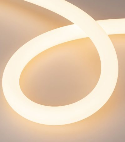 Светодиодная герметичная лента Arlight MOONLIGHT-SIDE-A336-D40mm 24V Warm2400 360deg (15 W/m, IP65, 2835, 5m, wire x1) 039321