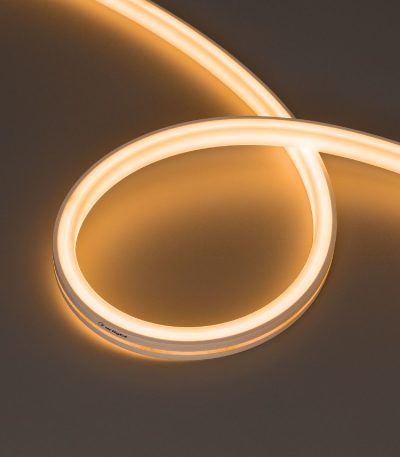 Светодиодная герметичная лента Arlight MOONLIGHT-TOP-U-A156-13x12mm 24V Warm2200 (11 W/m, IP67, 5m, wire x2) 042781