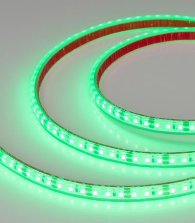 Светодиодная герметичная лента Arlight RTW-PFS-A120-11mm 24V Green (9.6 W/m, IP68, 2835, 5m) 053818
