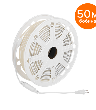 Светодиодная герметичная лента Wolta WLS-220V-COB-8W/4000/S280