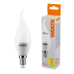 Светодиодная лампа WOLTA 10Вт 3000K E14 свеча матовая 25YCD10E14