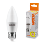 Светодиодная лампа WOLTA 10Вт 3000K E27 свеча матовая 25YC10E27