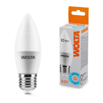 Светодиодная лампа WOLTA 10Вт 6500K E27 свеча матовая 25WC10E27